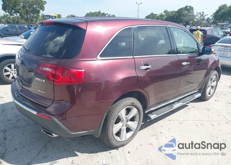 2011 Acura Mdx Technology Package z USA, uszkodzony, nr VIN 2HNYD2H69BH513378